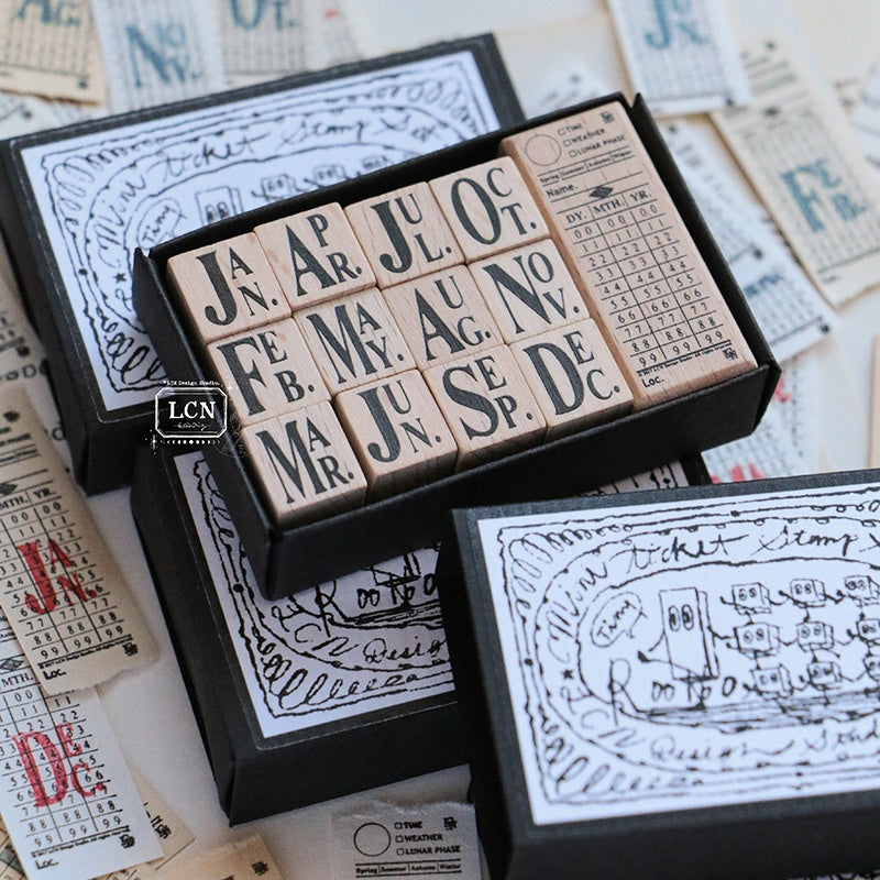 LCN Design Studio - Mini Tote Stationery Set - Black Cover