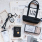 LCN Design Studio - Mini Tote Stationery Set - Black Cover