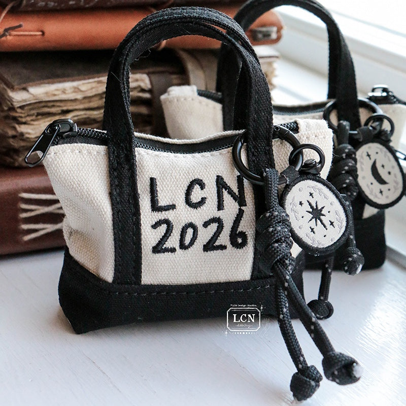 LCN Design Studio - Mini Tote Stationery Set - Brown Cover