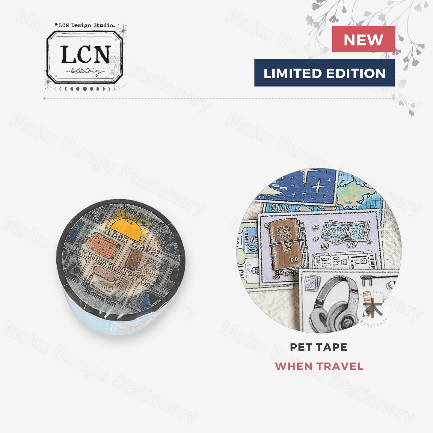 LCN Design Studio - PET Tape - When Travel