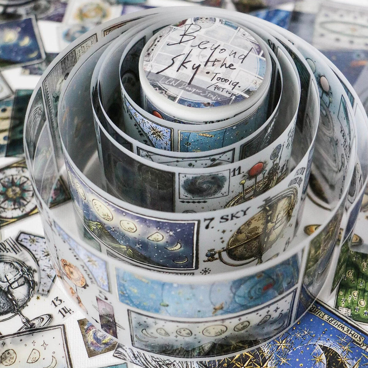 LCN Design Studio - UV Printing Matte PET Tape - Beyond the Sky