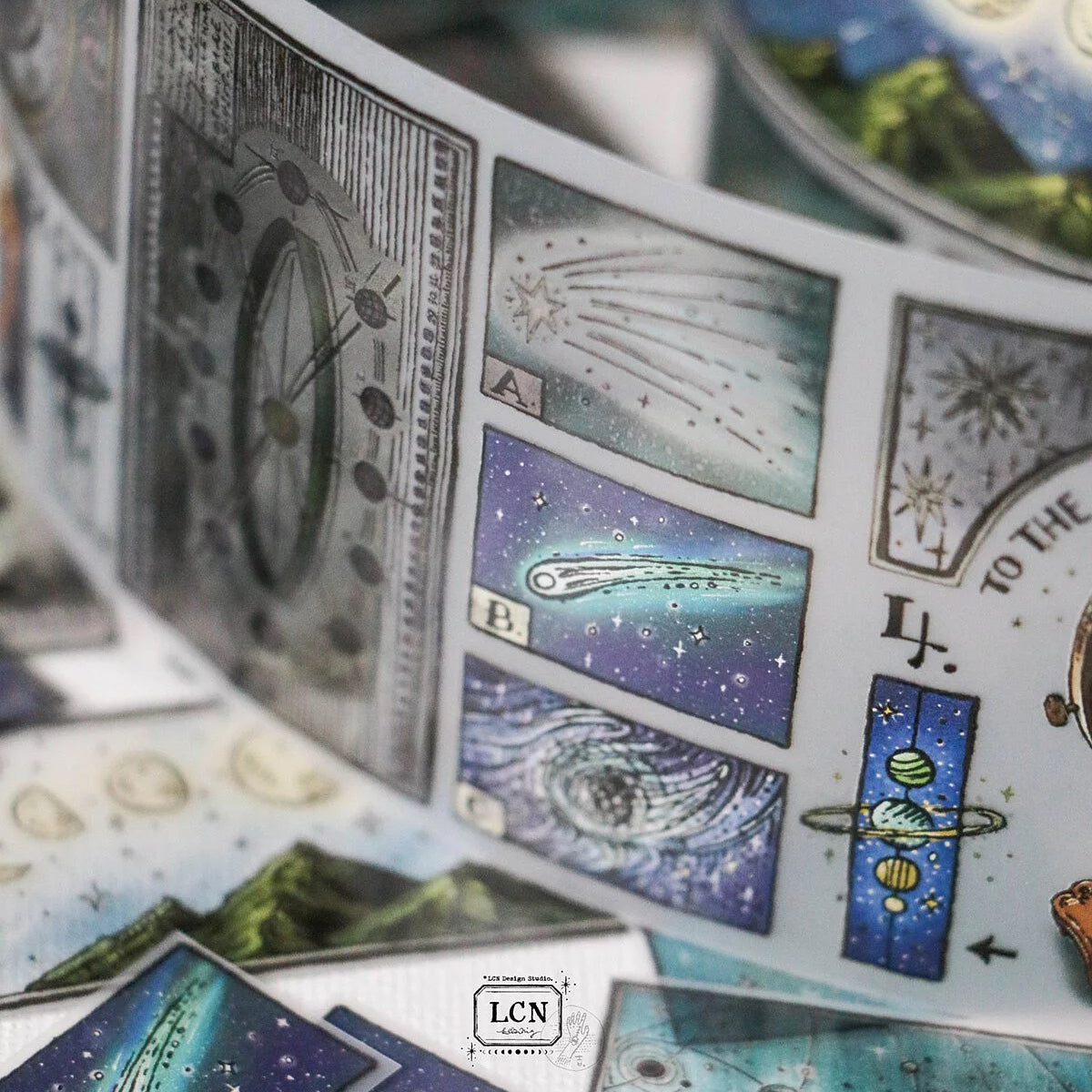 LCN Design Studio - UV Printing Matte PET Tape - Beyond the Sky