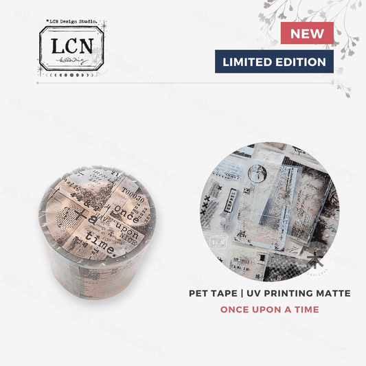 LCN Design Studio - UV Printing Matte PET Tape - Once Upon a Time