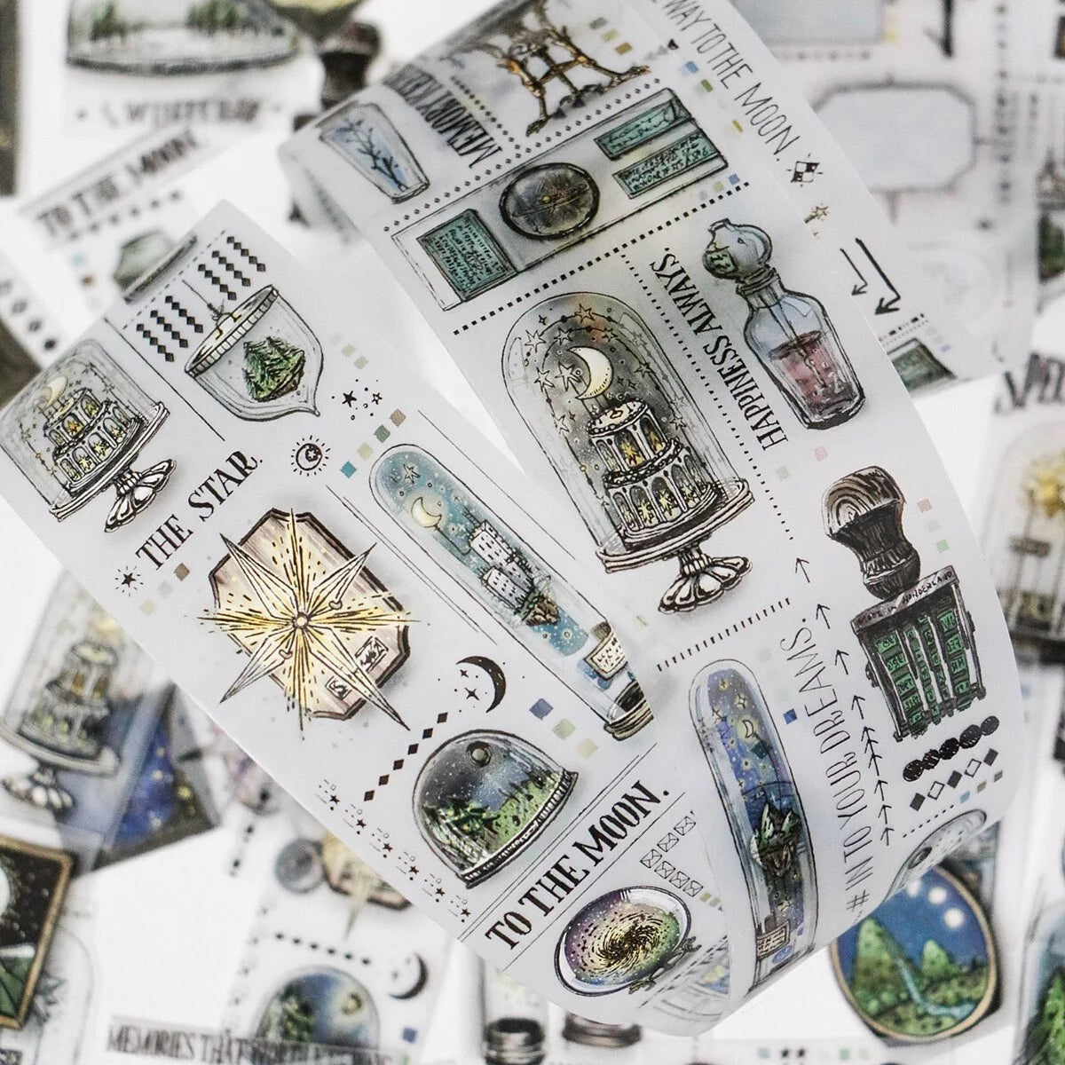 LCN Design Studio - UV Printing Matte PET Tape - Pieces of the Universe