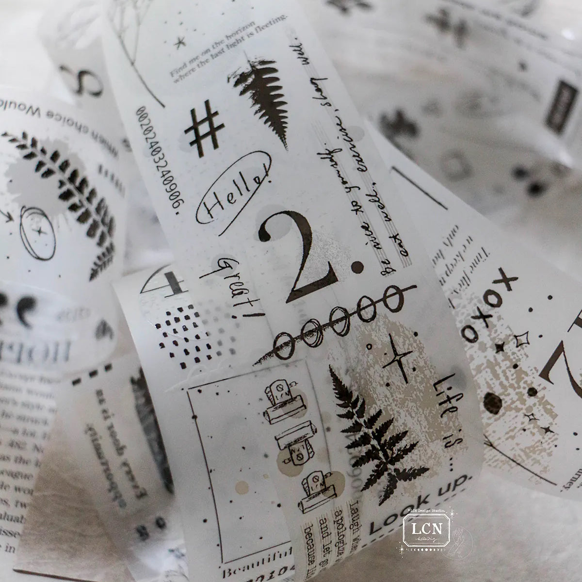 LCN Design Studio - UV Printing Matte PET Tape - This and That
