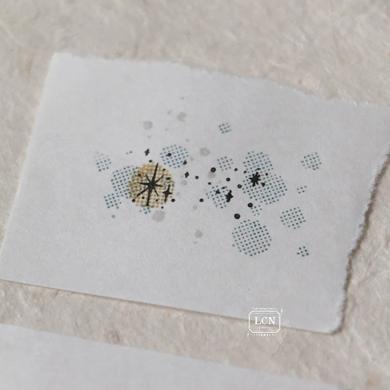 LCN Design Studio - Wooden Rubber Stamp Set - In the Sky