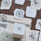 LCN Design Studio - Wooden Rubber Stamp Set - Nebula