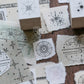 LCN Design Studio - Wooden Rubber Stamp Set - Nebula