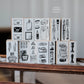 LCN Design Studio - Wooden Rubber Stamp Set - On the Desk Ⅱ
