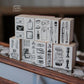 LCN Design Studio - Wooden Rubber Stamp Set - On the Desk Ⅱ