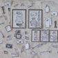 LCN Design Studio - Wooden Rubber Stamp Set - On the Desk Ⅱ