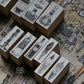LCN Design Studio - Wooden Rubber Stamp Set - On the Desk