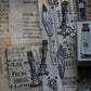 LCN Design Studio - Wooden Rubber Stamp Set - On the Desk