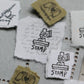 LCN Design Studio - Wooden Rubber Stamp Set - Tiny Signs