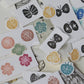 LCN Design Studio - Wooden Rubber Stamp Set - Wagashi Flowers