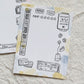 LCN Design Studio - Wooden Rubber Stamp - Travel Series - Travel 1