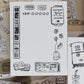 LCN Design Studio - Wooden Rubber Stamp - Travel Series - Travel 1
