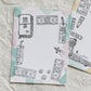 LCN Design Studio - Wooden Rubber Stamp - Travel Series - Travel 2