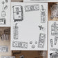 LCN Design Studio - Wooden Rubber Stamp - Travel Series - Travel 2