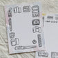 LCN Design Studio - Wooden Rubber Stamp - Travel Series - Travel 3
