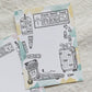 LCN Design Studio - Wooden Rubber Stamp - Travel Series - Travel 4