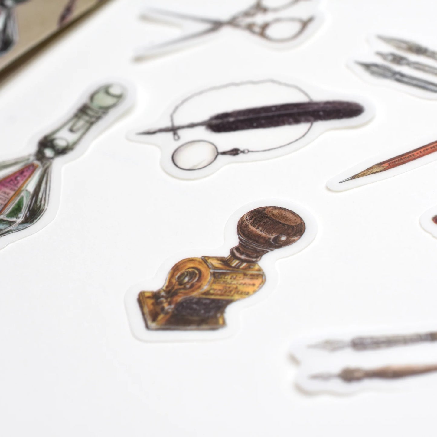 LCN Design Studio x Papier Platz - Washi Flake Stickers - Antique Stationery