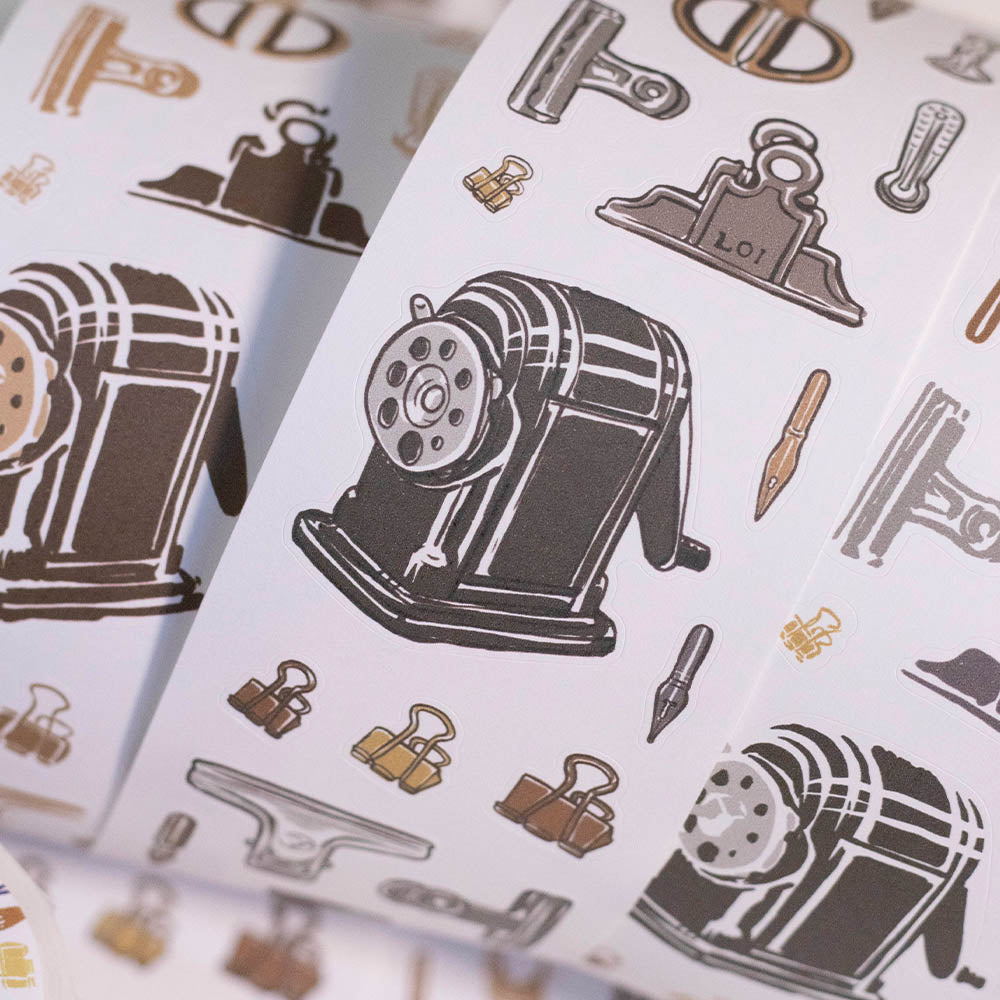 Loi Design - Die-Cut Masking Tape - Retro Stationery