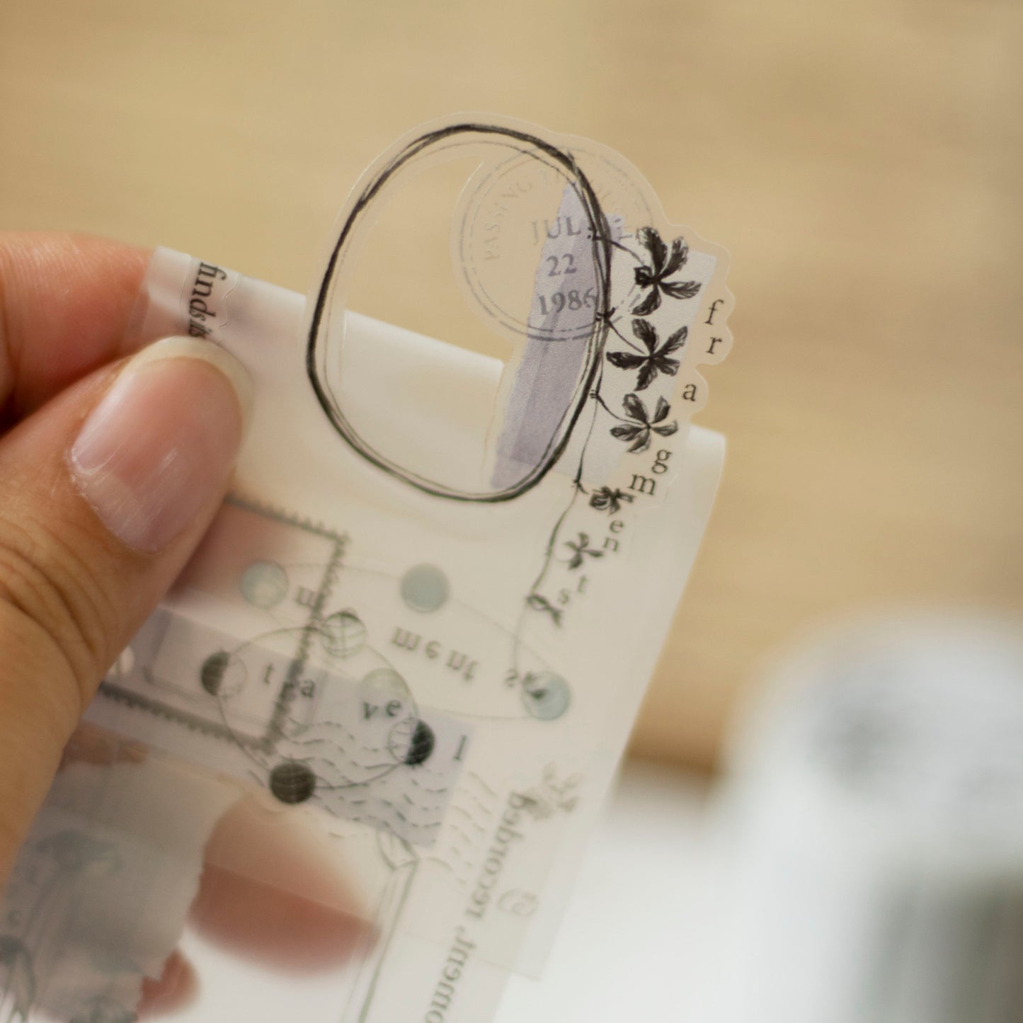 Loi Design - Die-Cut Matte PET Tape - Daily Series - Collected Moments