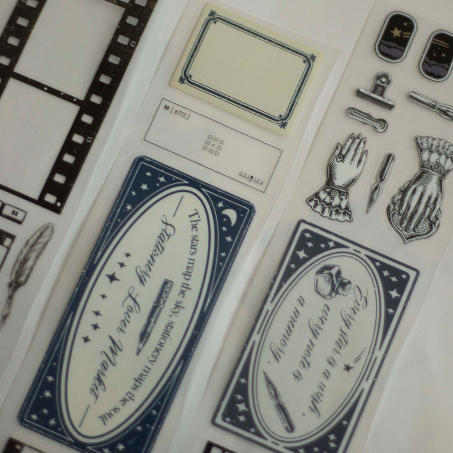 Loi Design - Die-Cut Matte PET Tape - Starlight Cinema
