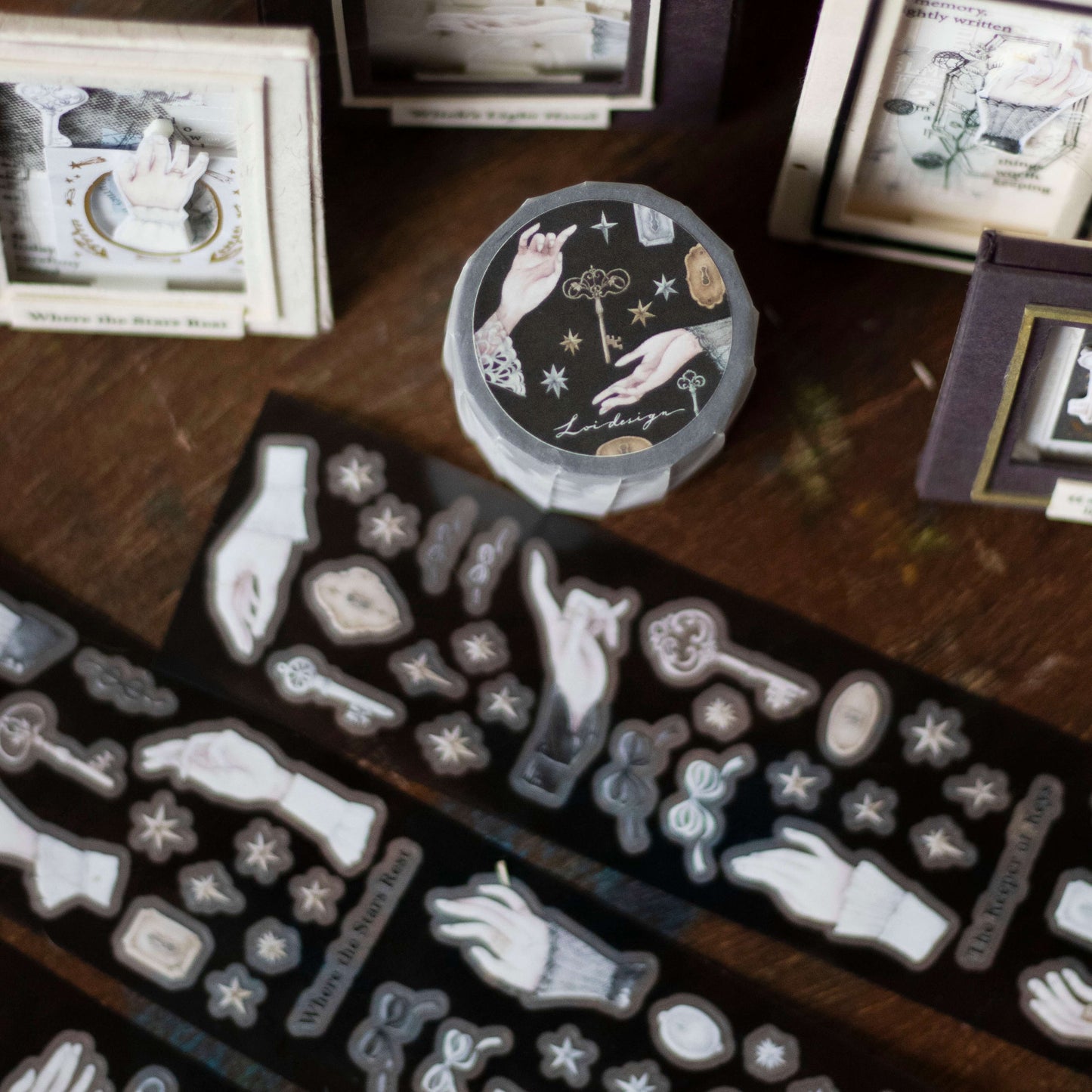 Loi Design - Die-Cut Matte PET Tape - Witch Series - Witch's Light Hotel