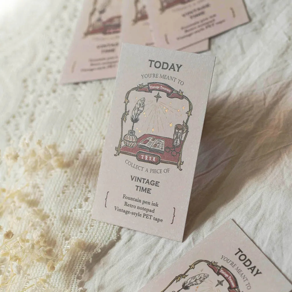 Loi Design - Foil-Stamped Collage Card Pack - Stationery Fortune Sticks