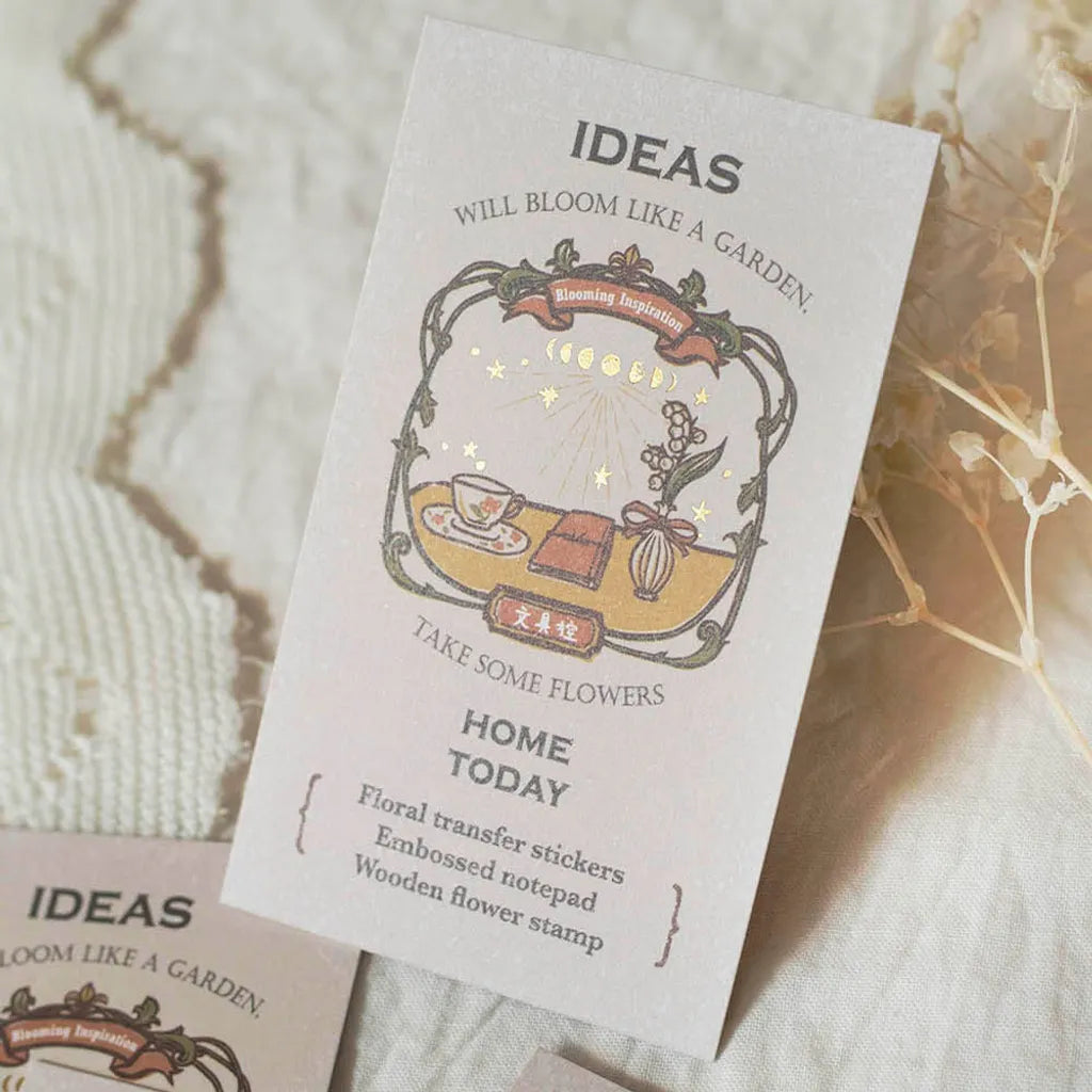 Loi Design - Foil-Stamped Collage Card Pack - Stationery Fortune Sticks