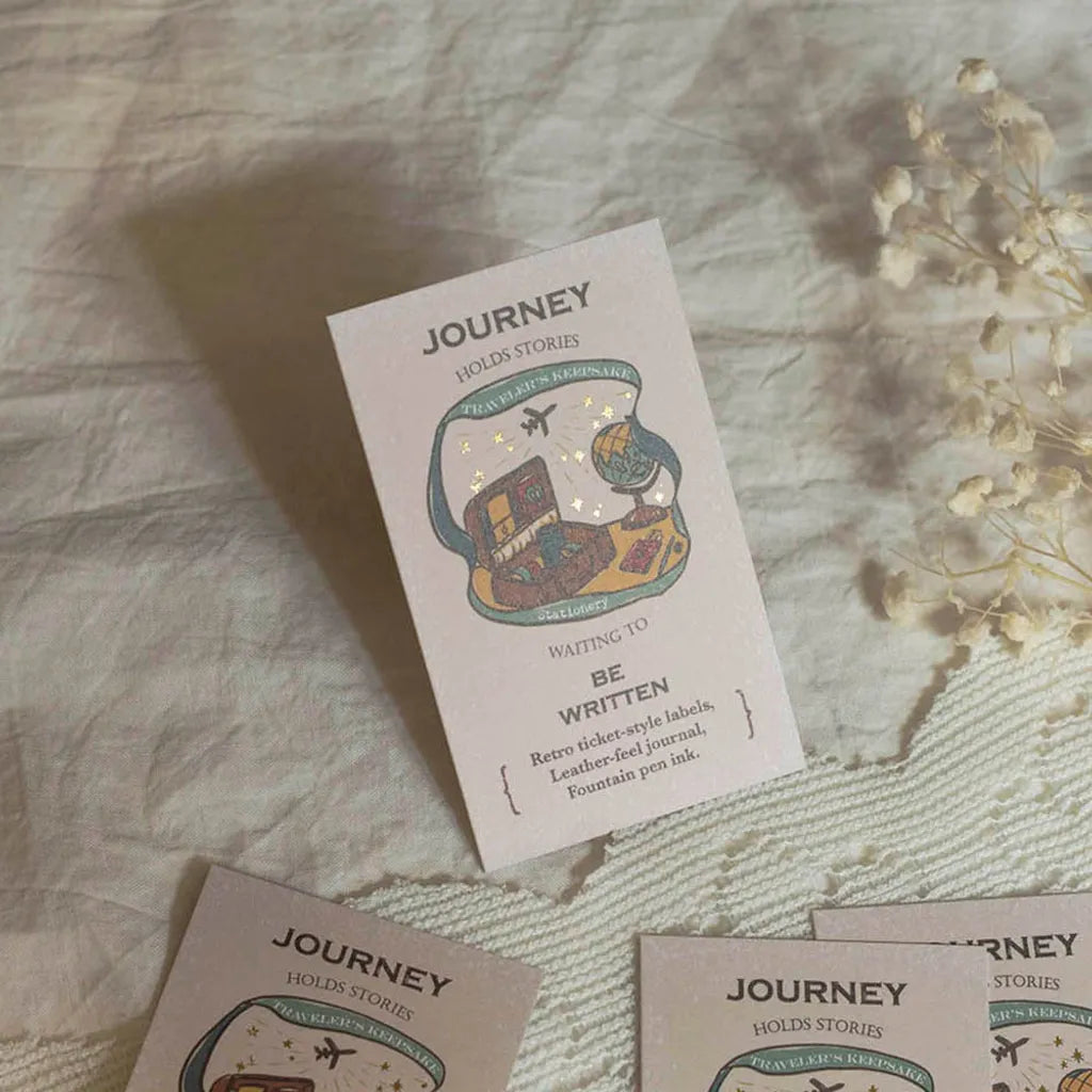 Loi Design - Foil-Stamped Collage Card Pack - Stationery Fortune Sticks