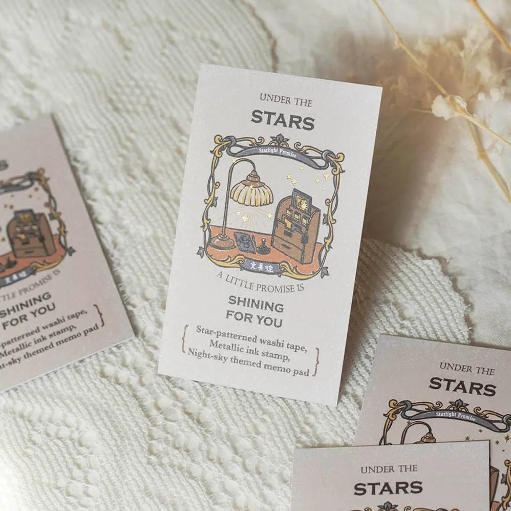 Loi Design - Foil-Stamped Collage Card Pack - Stationery Fortune Sticks