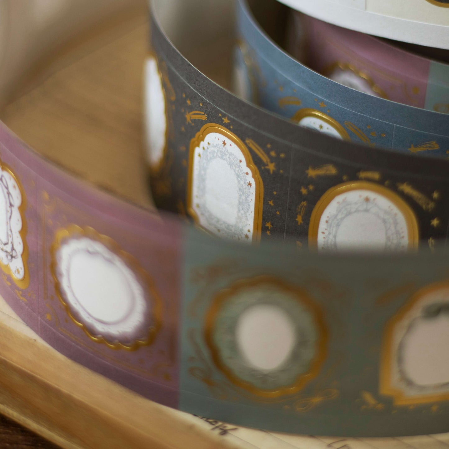 Loi Design - Foil-Stamped Die-Cut Masking Tape - Witch Series - Witch Hotel Tablecloth