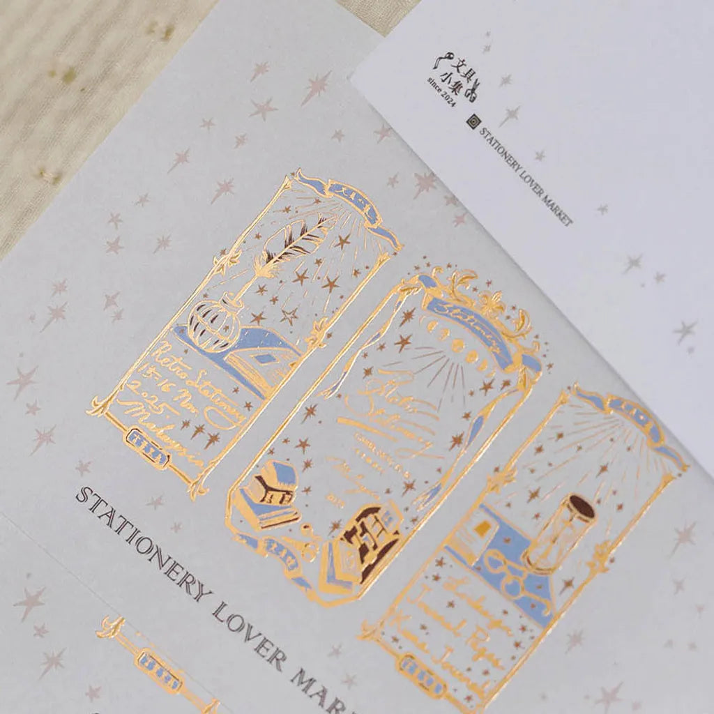 Loi Design - Foil-Stamped Postcard - On The Desk