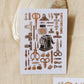 Loi Design - Foil-Stamped Postcard - Retro Stationery