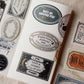 Loi Design - Foil-Stamped Sticker Set - Stars, Stationery & Travel