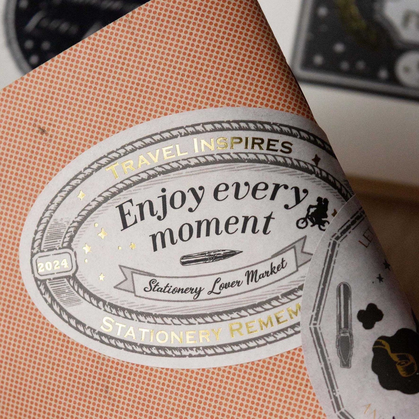 Loi Design - Foil-Stamped Sticker Set - Stars, Stationery & Travel