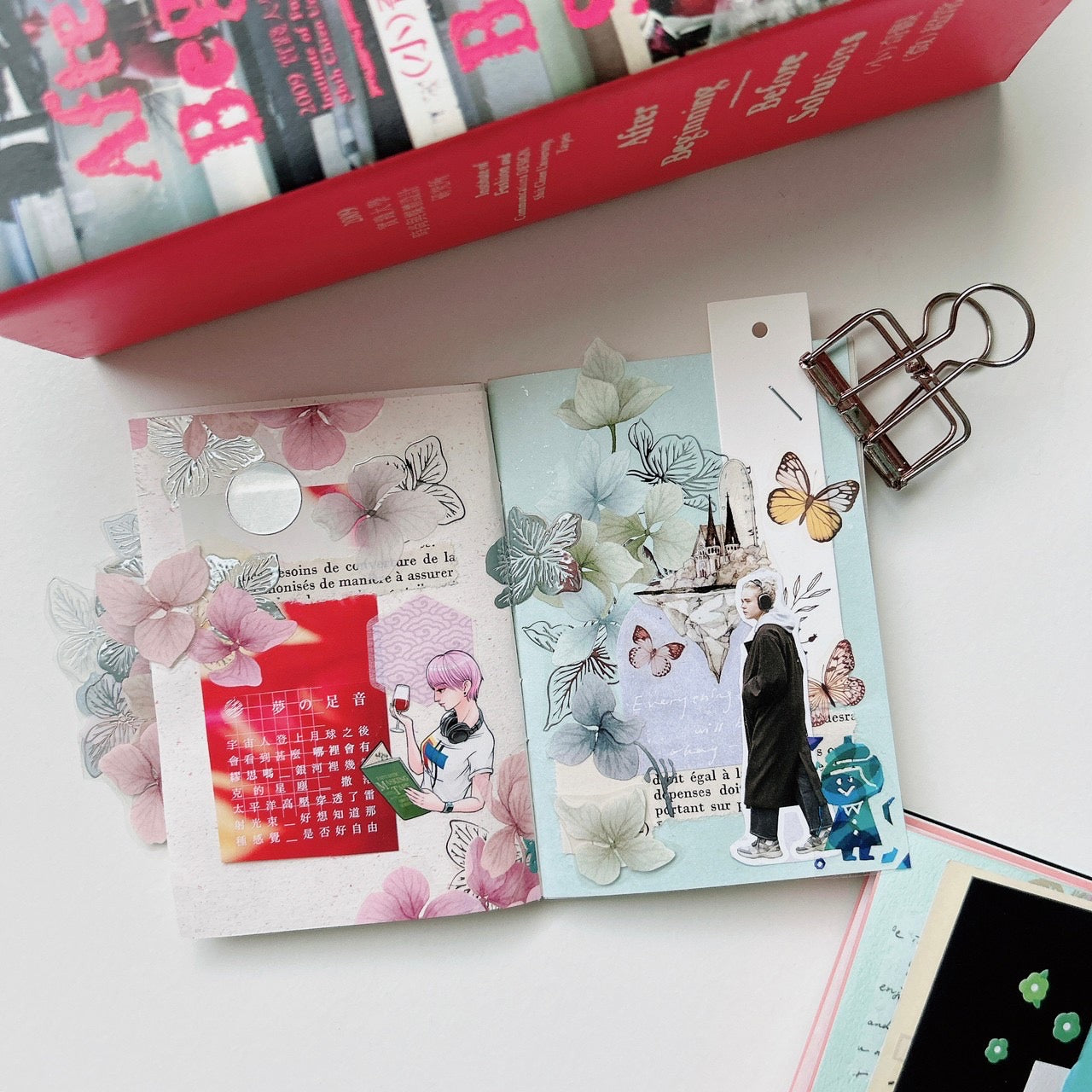 Loi Design - Foiled-Stamped PET Tape - Floral Series - Hydrangea Petals