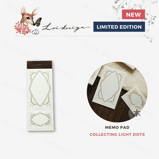 Loi Design - Memo Pad - Collecting Light Dots