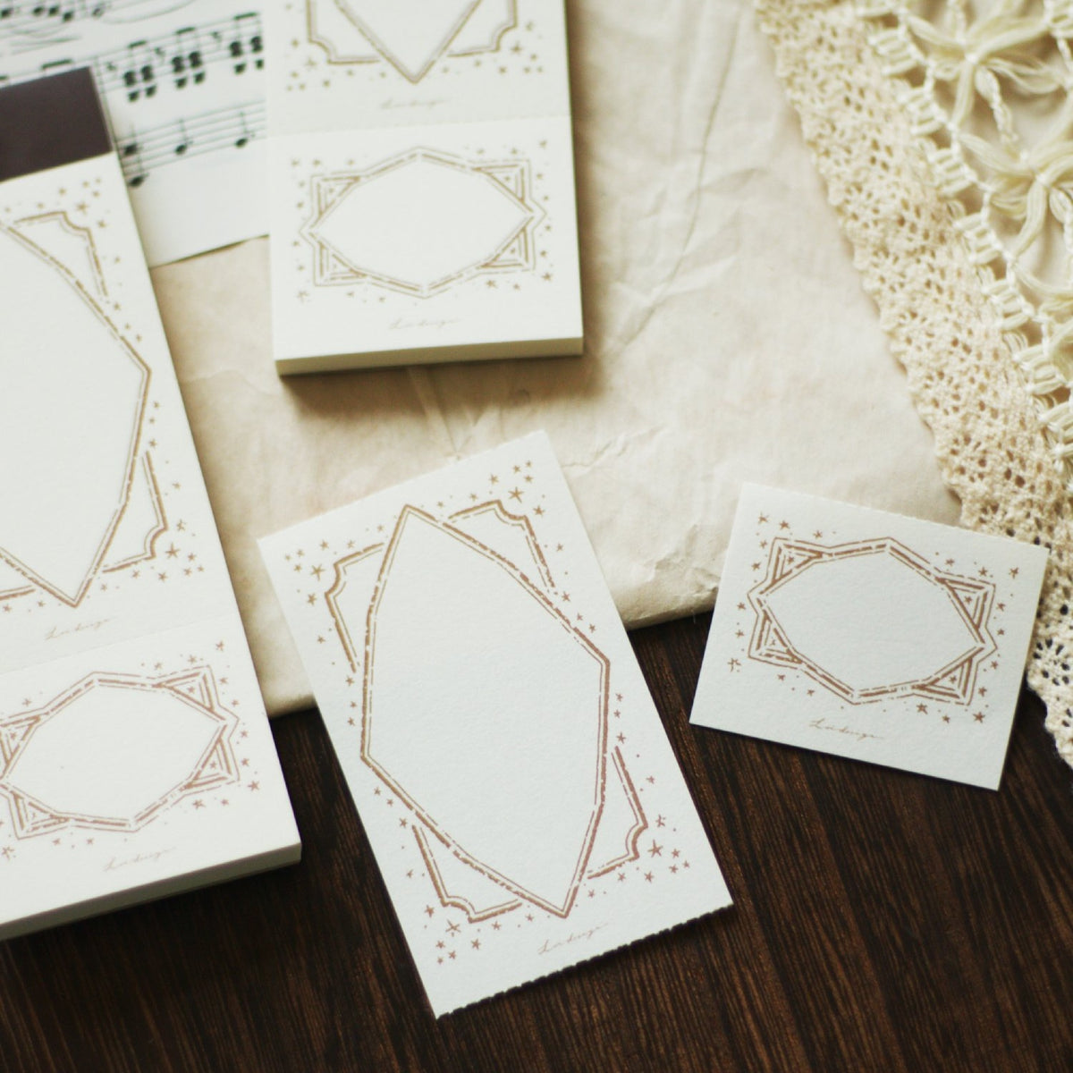 Loi Design - Memo Pad - Collecting Light Dots