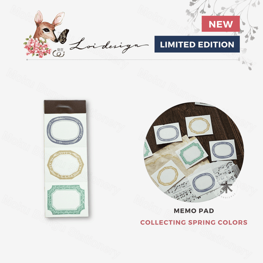 Loi Design - Memo Pad - Collecting Spring Colours