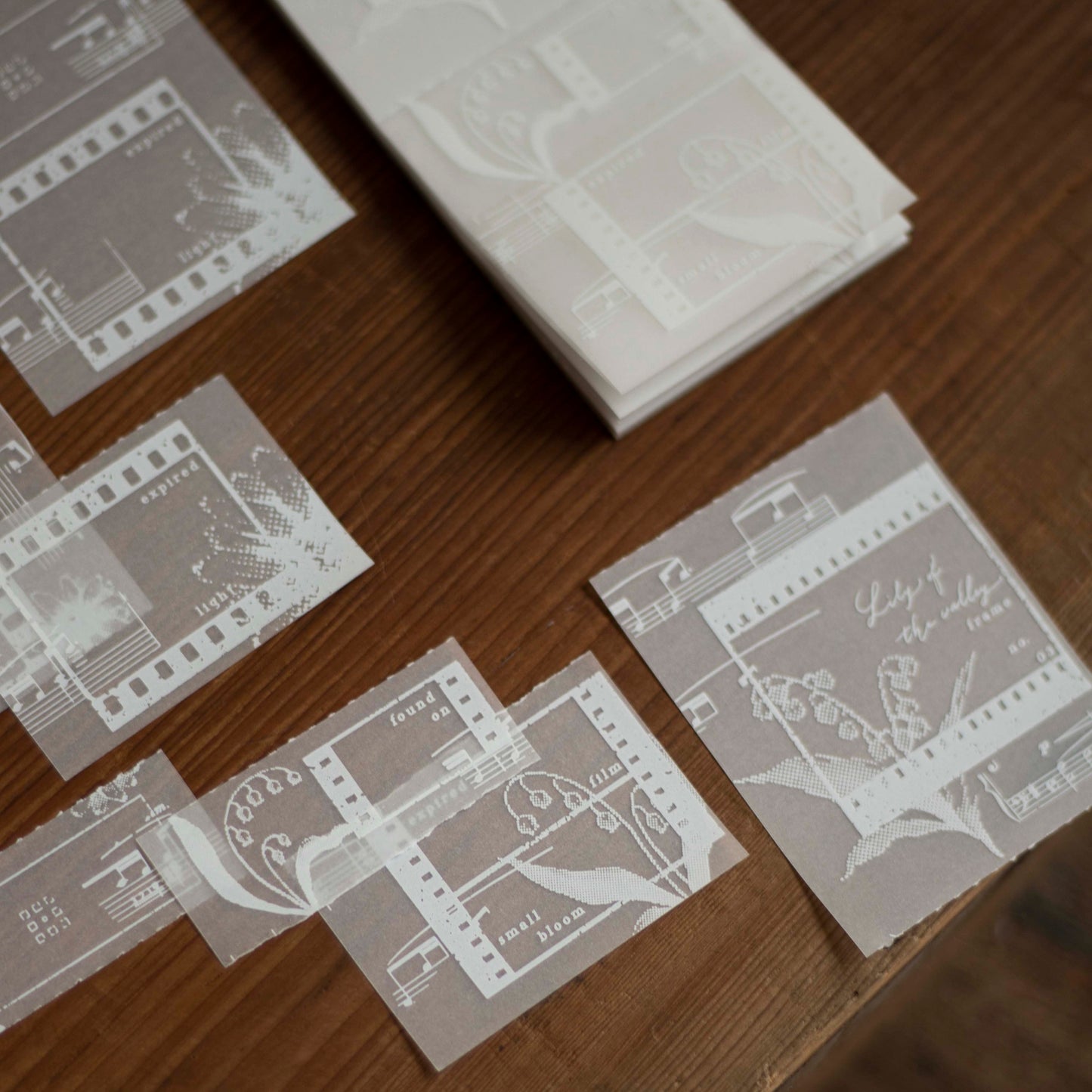 Loi Design - Memo Pad - Tracing Paper - Film Negative Collection
