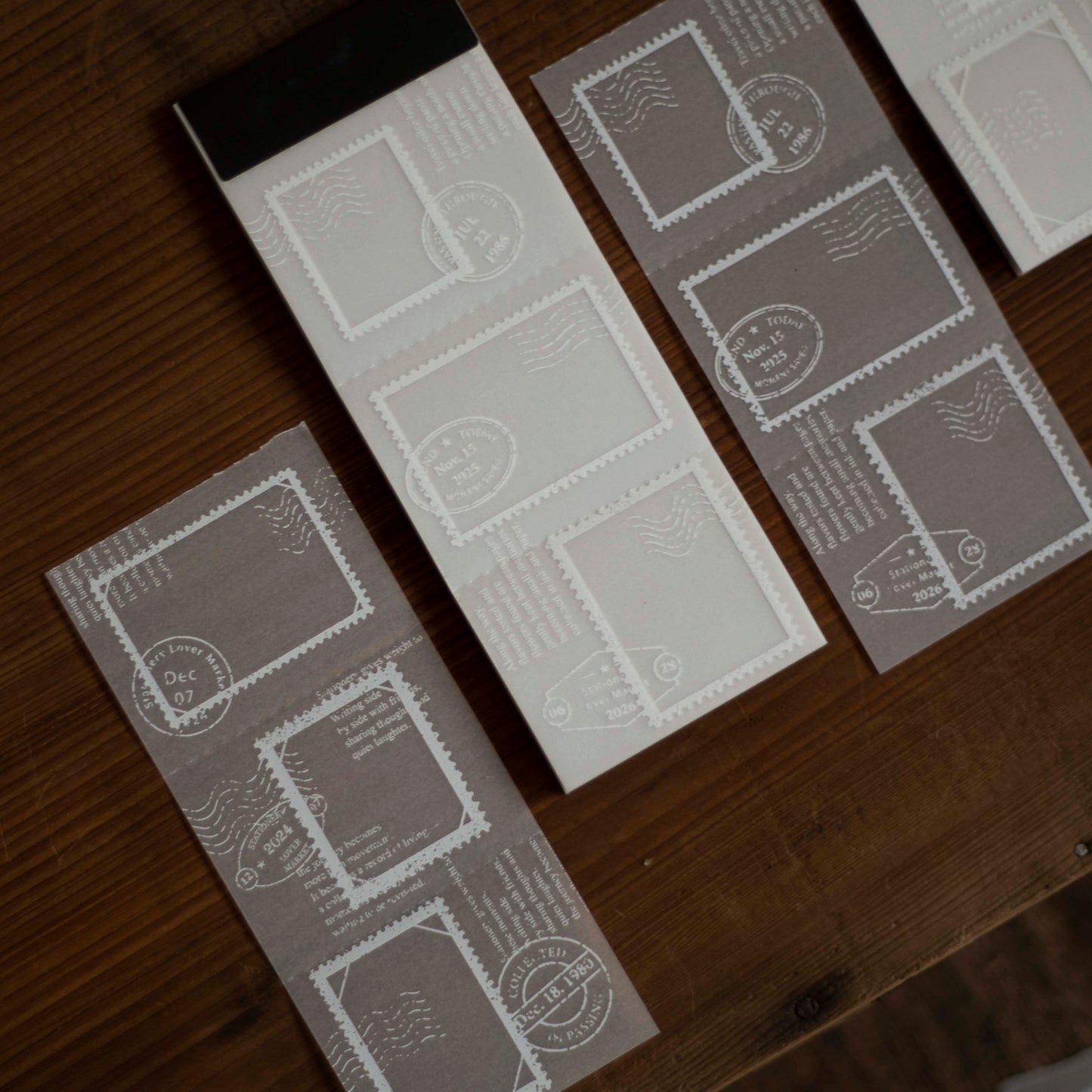 Loi Design - Memo Pad - Tracing Paper - Postage Stamp Collection