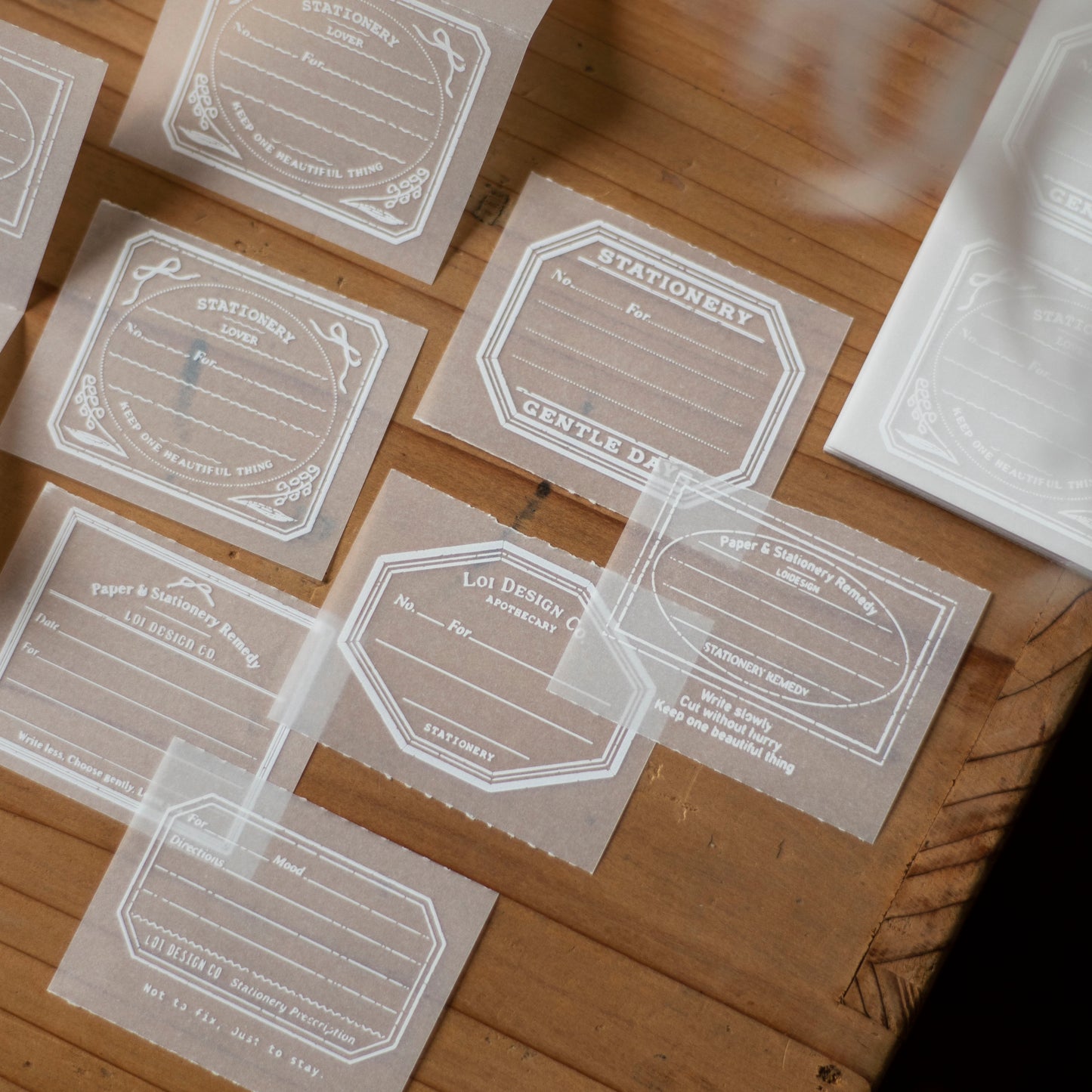 Loi Design - Memo Pad - Tracing Paper - Stationery Prescription Slip