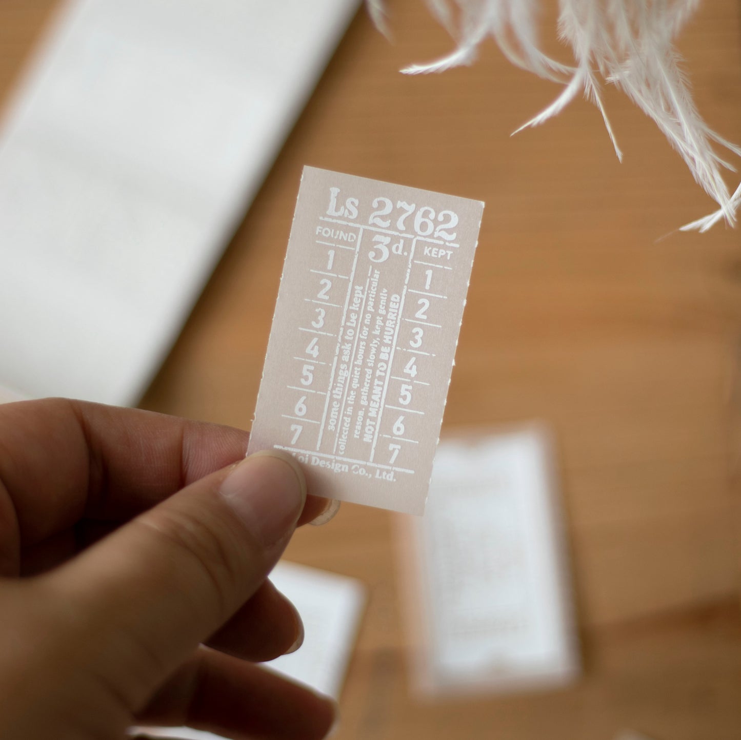 Loi Design - Memo Pad - Tracing Paper - Ticket Collection