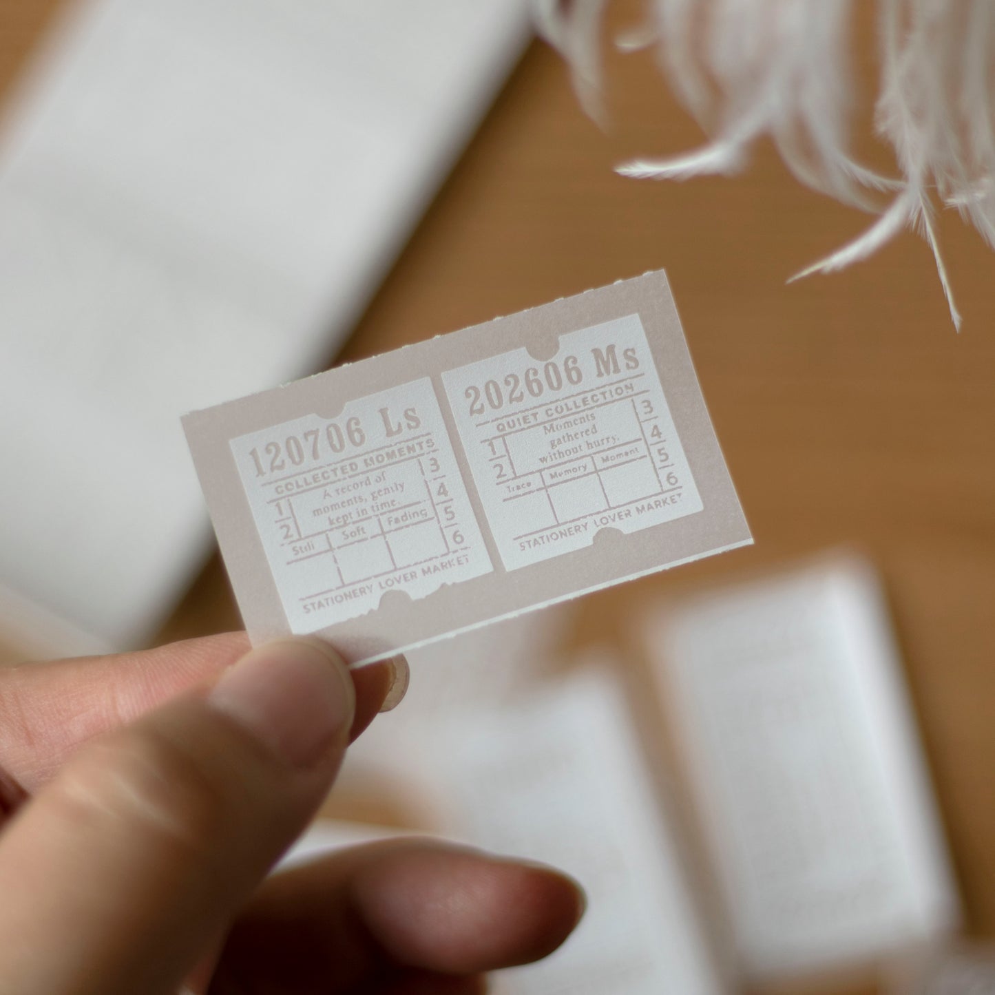 Loi Design - Memo Pad - Tracing Paper - Ticket Collection