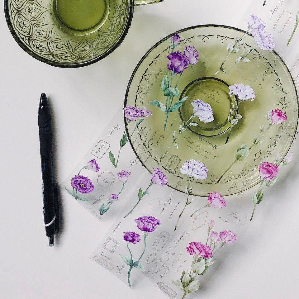 Loi Design - PET Tape - Floral Series - Eustoma