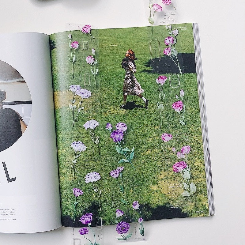 Loi Design - PET Tape - Floral Series - Eustoma